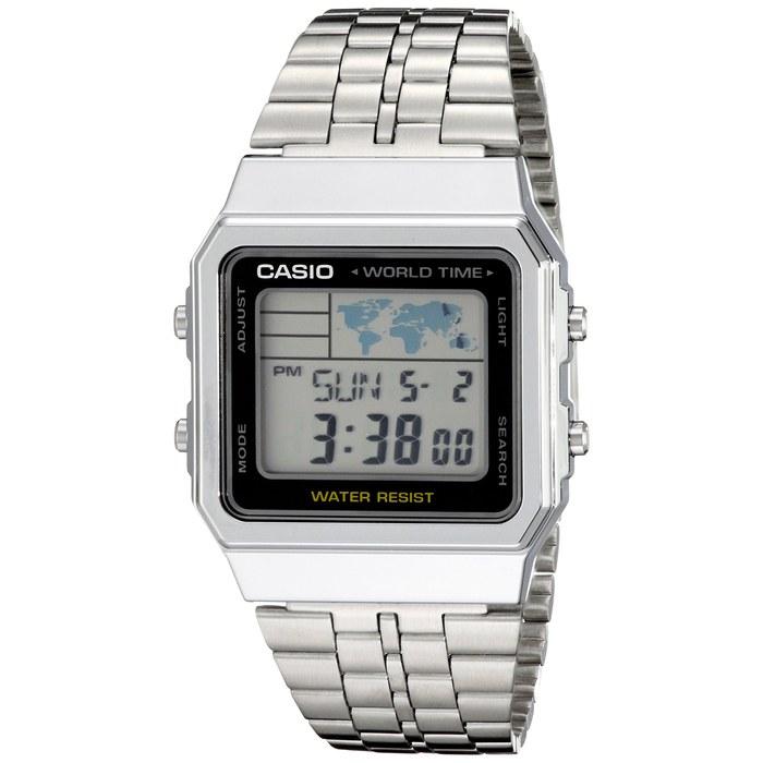 Casio Men s Classic A500WA-1 Silver Stainless-Steel Quartz Watch