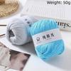 50g Nuovo Filato di Puro Cotone di Spessore Medio per Maglia Fai da Te Filato di Cotone Pettinato Amico della Pelle Filato Morbido per Maglia a Mano Estate Primavera