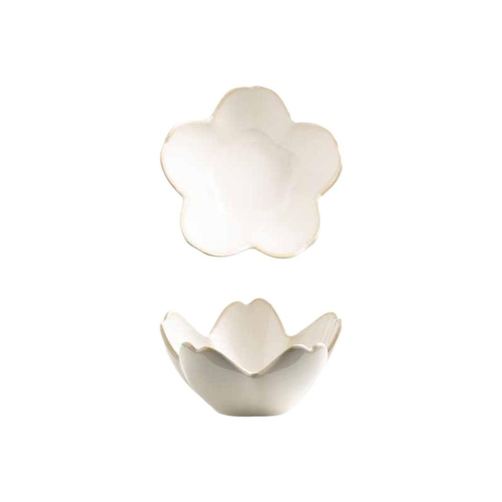 Mini Pentagonal Small Dish Retro Hot Pot Dipping Sauce Dish Ceramic Dipping Dish Restaurant
