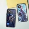 Niedliche Ausländerin Yang Guifei Handyhülle für IPhone 14 13 12 11 XS X 8 7 6 Plus Mini Pro Max SE 2022 Schwarz PC TPU Glas Handyhülle