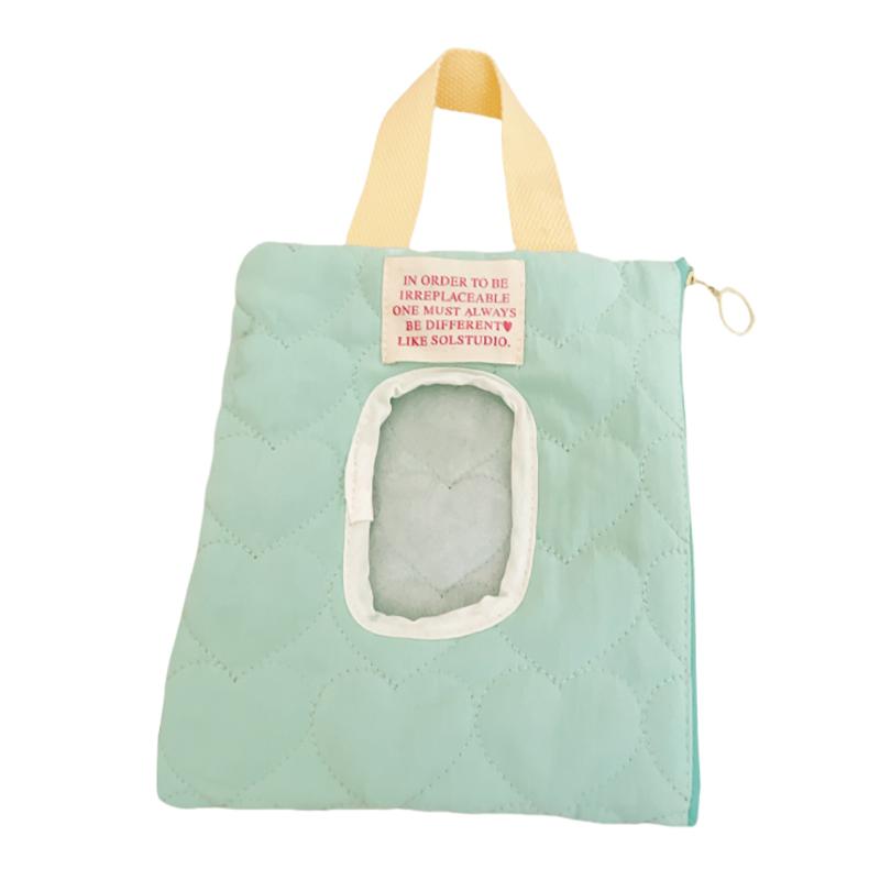 Macaron Color Cotton Baby Wet Wipe Pouch Portable Wipes Holder Case Reusable Refillable Cosmetic Pouch Useful Tissue Box