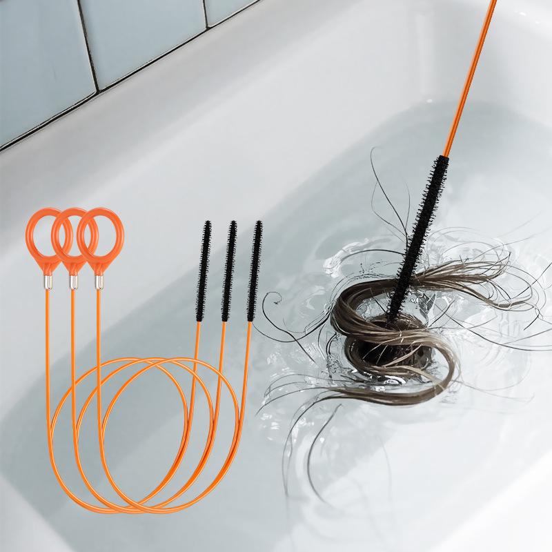 Drain Hair Cleaning Hook for Bathroom and Kitchen Sinks
