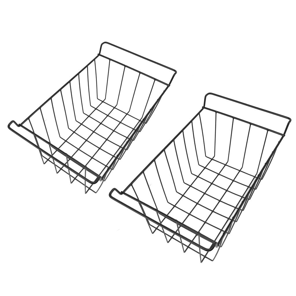 Basket Steel Wire PE Coating Space Saving Multifunctional     Bin for Refrigerator Food Storage