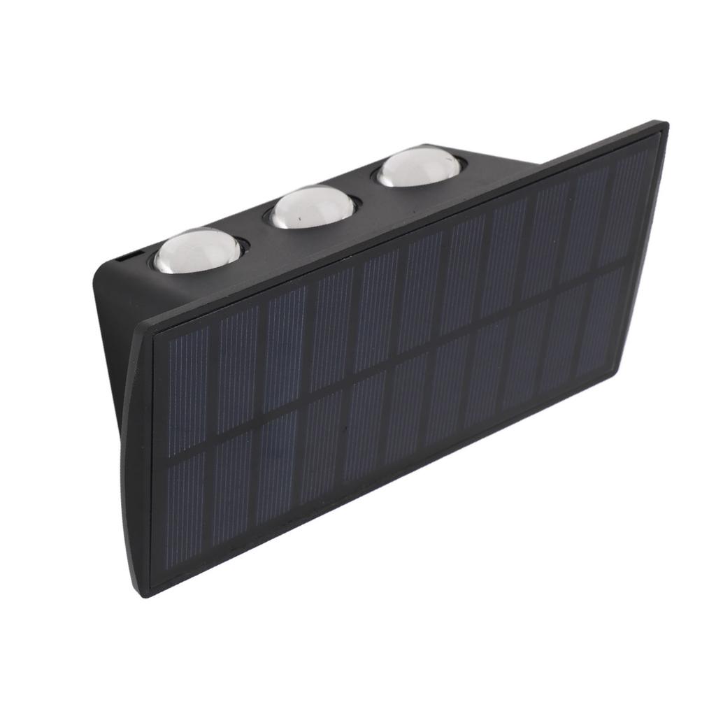 Solar Wandleuchten IP65 Wasserdicht Auf Ab Beleuchtung Energiesparende Gartenleuchten für den Außenbereich Weißes Licht