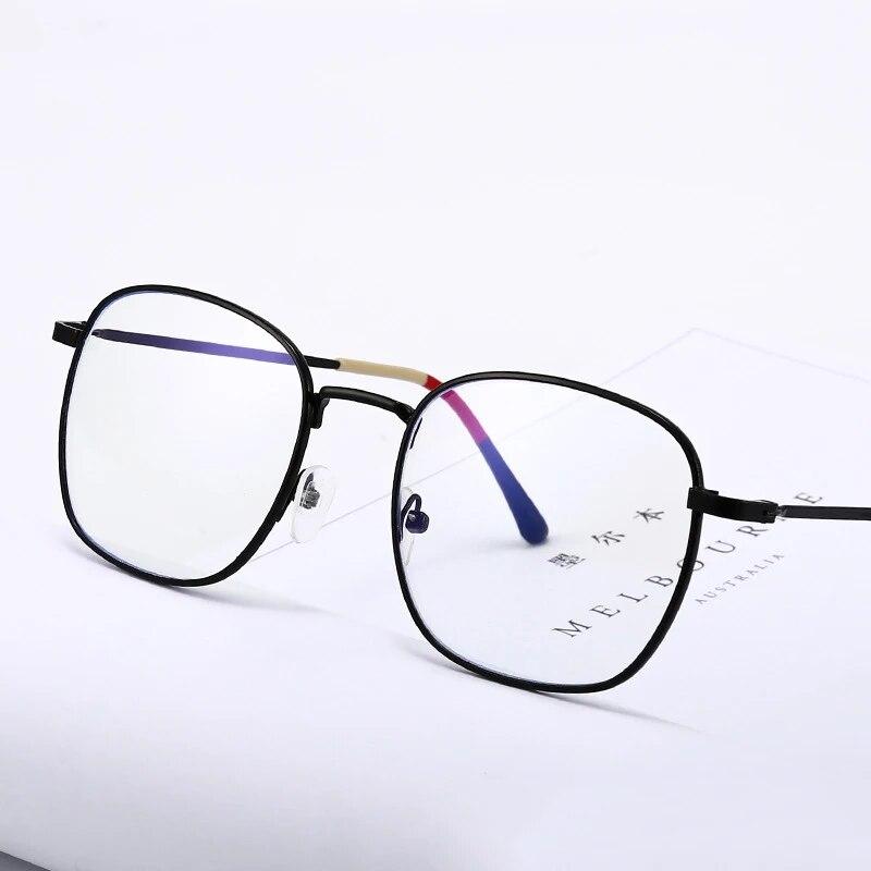 Модные квадратные простые очки унисекс для мужчин и женщин — фото 4