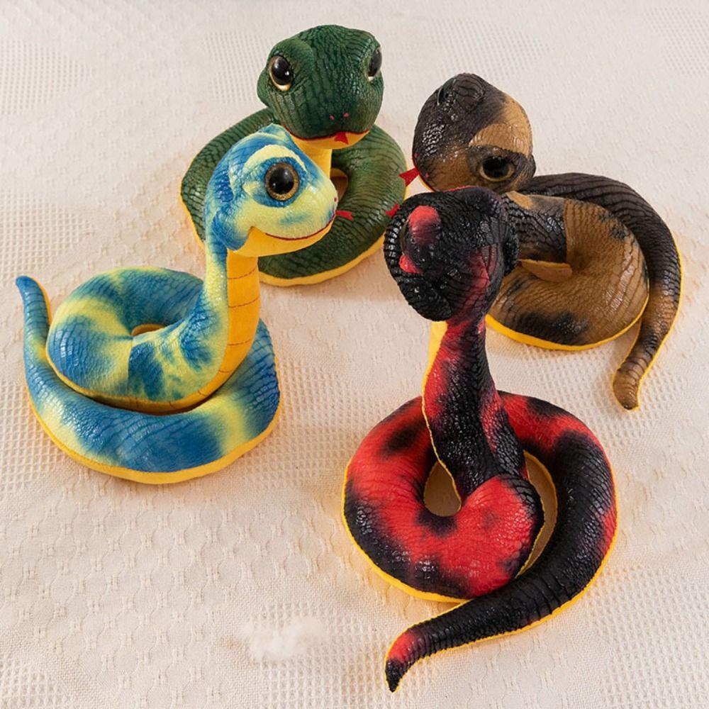 Good Luck Snake Year Plush Toy Happy New Year Lucky Snake Doll Plushies  Spring Festival