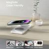 30w Dual Magnetic 2 In 1 Stand Wireless Charger For Iphone/samsung/huawei Mobile Phone For Apple Airpods/earbuds Chargers