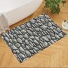 Stone Wall Texture Pattern Non-Slip Home Carpet Design for Living Room Bedroom Office Decor Gift with Vibrant Pattern and Comfortable