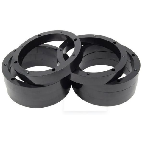 8x Car Stereo Speaker Spacer Plastic Mat Rings Audio Bracket Holder Adapter 6.5”
