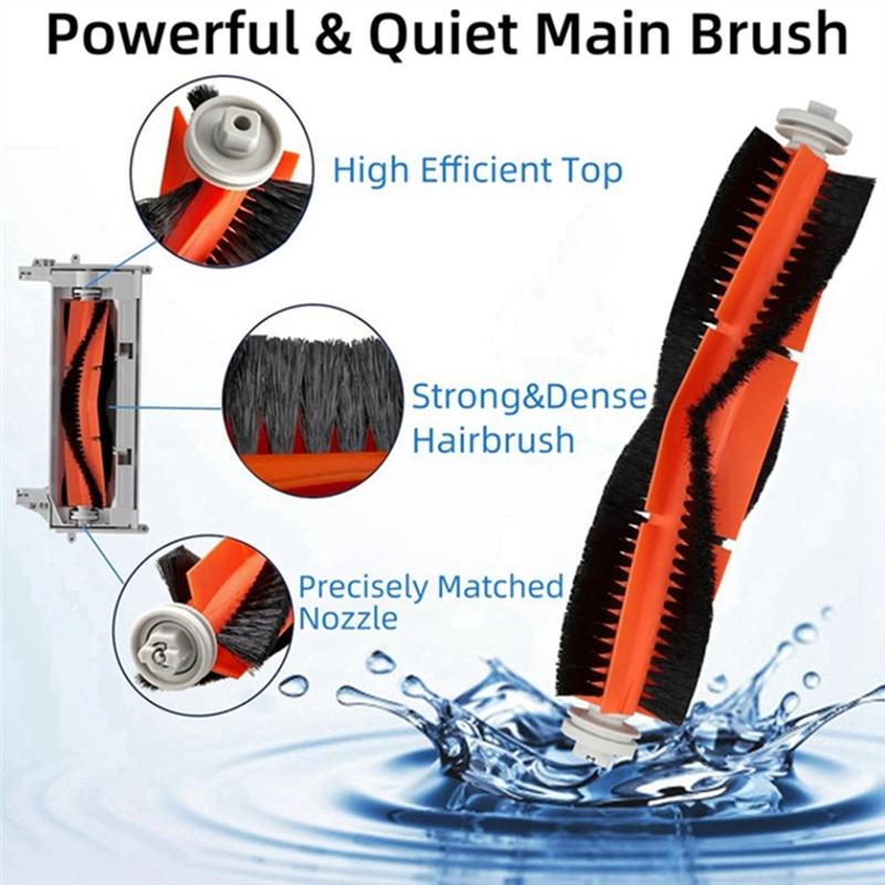 Hepa Filter Mop Main Side Brush Dust Bag Spare Parts Accessories For Dreame Bot D10 Plus RLS3D Robot Vacuum Cleaner