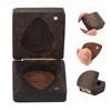 Guitar Pick Box Rosewood Open Magnet with 1Pc Pick Musical Instrument Accessories