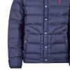 Polo Ralph Lauren Solid Color Pony Embroidered Quilted Single Breasted Long Sleeve Down Jacket Men outerwear Navy-Blue 710787830-003