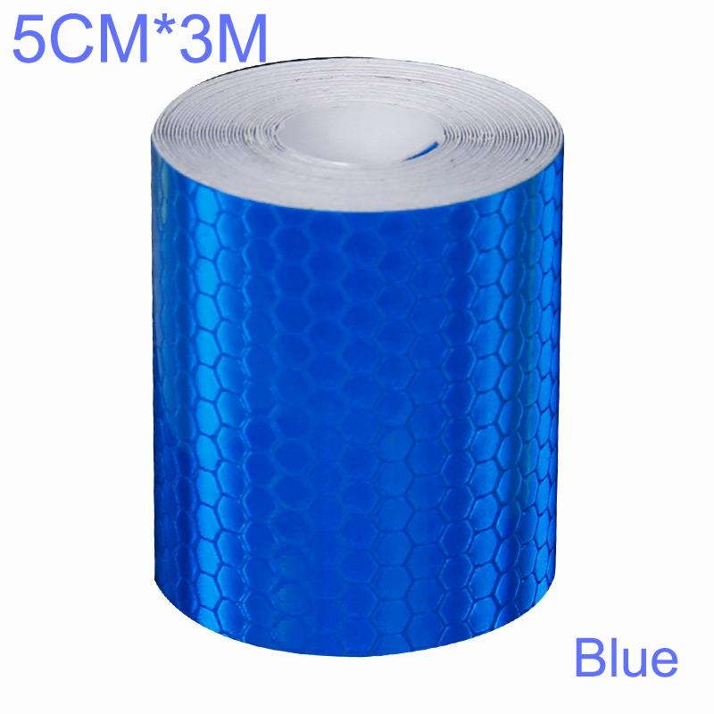 Solid Color Reflective Stickers Personality Waterproof Car Class Modification Warning Signs Highlighting Safety Reflective StripPinstriping Tape 3