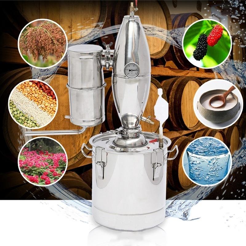Buy 20L/5Gal Wine Alcohol Water Distiller Moonshine Still Boiler
