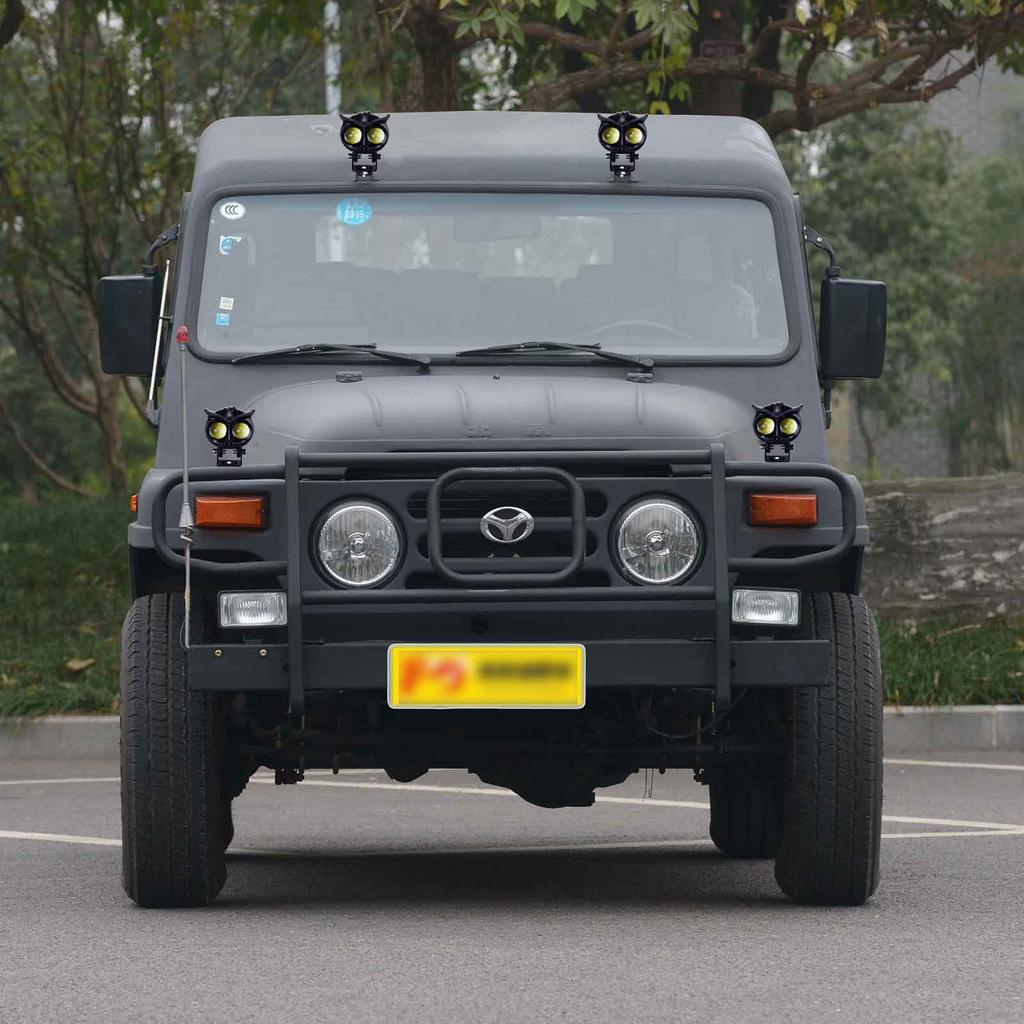 Motorcycle Fog LED Lighting, White/yellow DC12-85V Owl Auxiliary Spotlight, Car ATV Verge Car