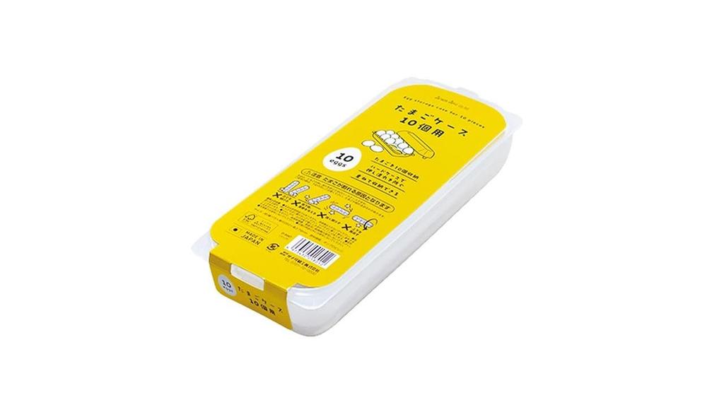 Sanada Seiko Egg Containers, 10-Egg Capacity, Set of 2 (Colors Unspecified) Includes FJ Original Tissue