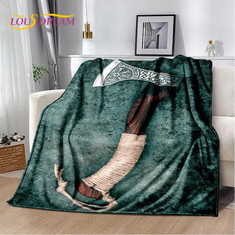 Viking Norse Mythology God Loki Soft Plush Blanket,Flannel Blanket Throw Blanket for Living Room Bedroom Bed Sofa Office Cover