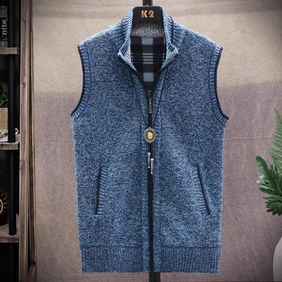 Cardigan Maglione Gilet Abbigliamento Uomo Autunno Inverno Maglieria Caldo Imbottito Ispessito Giacca Cappotto con Zip Harajuku