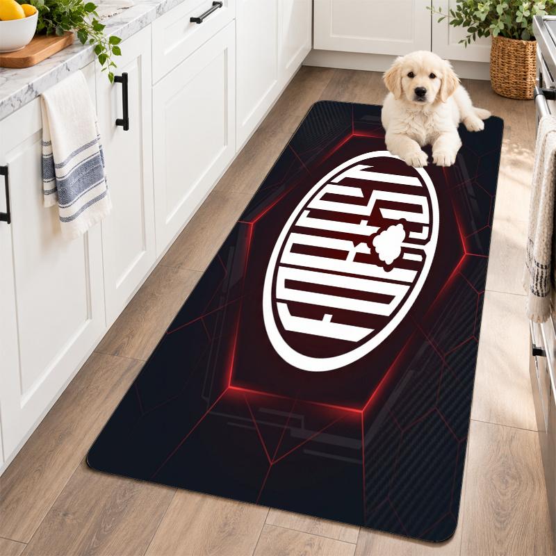 Flannel Kitchen Mat Nottingham Forest Soft Area Rug Non Slip Floor Carpet Home Decoration