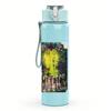 1PC Green Alien Fantasy Retro Grunge Print 750ml Portable Sports Water Bottle Leakproof Gym Outdoor Travel Drink Cup