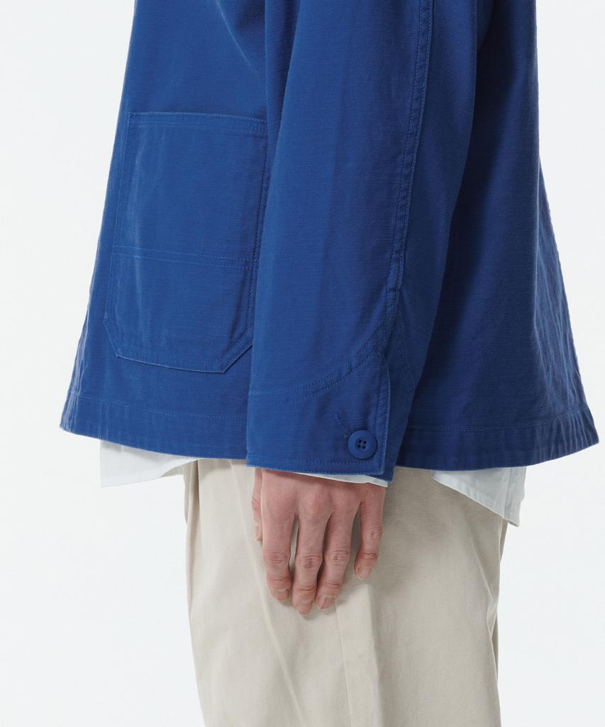 Musinsa Standard Back Satin Chore Jacket [French Blue]