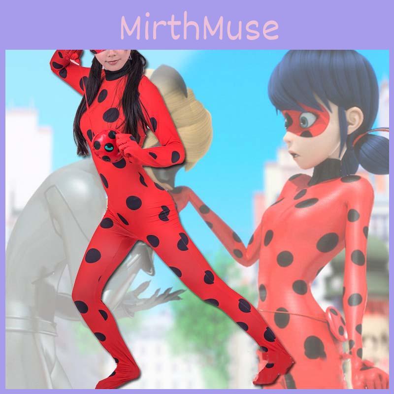 Costum Cosplay Miraculous Ladybug Pentru Copii Și Adulți Perfect Pentru Petreceri de Halloween Și Crăciun!