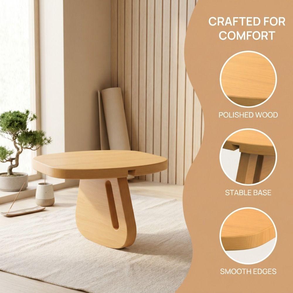 Detachable Wooden Yoga Bench Solid Wood Meditation Bench Wooden Chair Yoga Bench Meditation