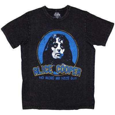 T-shirt Unisex Alice Cooper Lavaggio Pietra: Basta con il bravo ragazzo (Nero) (Piccolo)