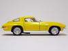 Kinsmart Chevrolet Corvette Stingray Yellow Diecast Car KT5358 (1963) 1/36