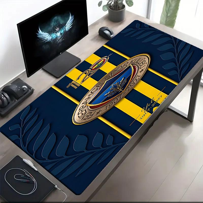 Fenerbahce Thema Mauspads, Rutschfeste Gummiunterlage, Multifunktionales Büro- & Heimdekor, Perfekt zur Personalisierung des Arbeitsplatzes.