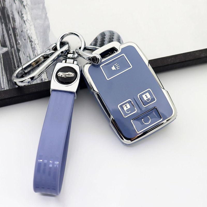 4 Buttons TPU Shell Fob For Chevrolet SUBURBAN Saboban GMC Sierra Canyon Colorado Silverado Car Key Case Cover Accessories JHES6
