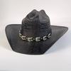 Steifer Cowboy-Strohhut Weidenstrohhut Cowboy solide Outdoor Sommer Sonnenhut Jazz Herren Damen breite Krempe cappello cowboy