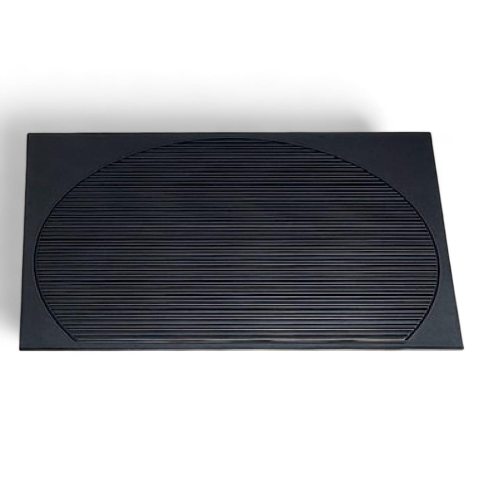

Tabletop Tray Lacquerware Made in Japan J-kitchens 3-Shaku Half-Moon (Tray) Black, 38cm, (ABS Resin),