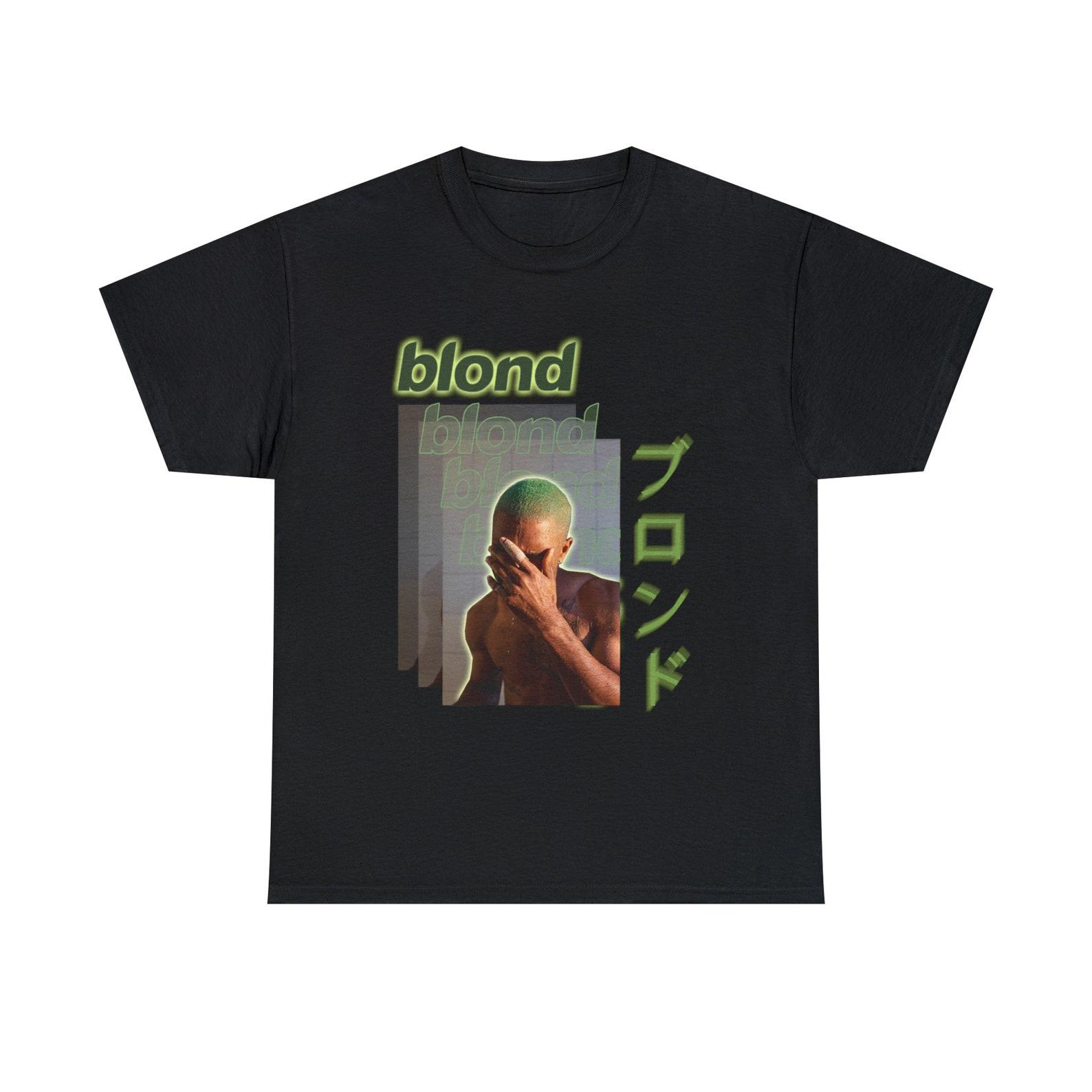 Frank Ocean Blond Shirt | Bootleg Rap Tee | Short-Sleeve Unisex Black Vintage Style Blonde Frank Ocean Graphic T-Shirt S