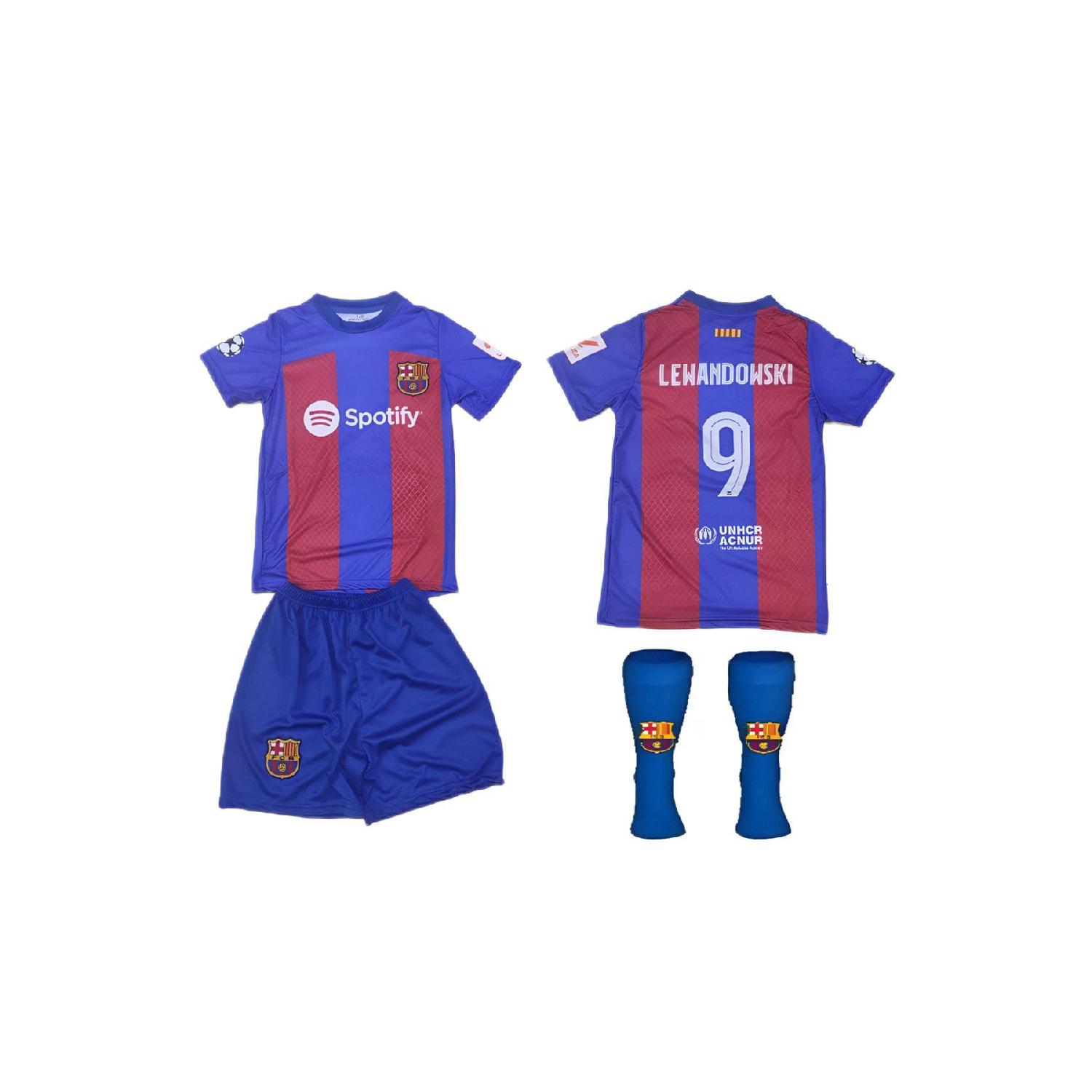 

Трикотажные шорты Носки Джерси Барселоны Левандовски сезон 2023-24