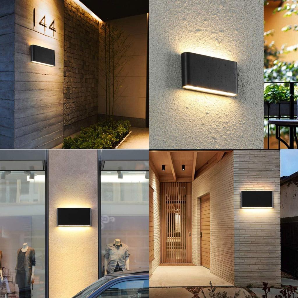 Ultra-thin Waterproof Outdoor Wall & Stair Light for Hallway, Living Room, Bedroom, Balcony, Courtyard
