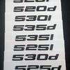 3D ABS For BMW E39 F10 E60 F11 530d 520d 520i 535d 535i 540i 525d 530i Emblem Letters Sticker Car Trunk Badge  Accessories SK0