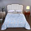 Summer Cool Gift Quilt Set: Washable Cotton Comforter & Thin Quilt