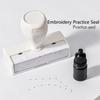Eyebrow Tattoo Training Seal Stamp With Ink For Press Paper Print Eye Brow Line Practice Permanent Auxiliary Tools Supplies