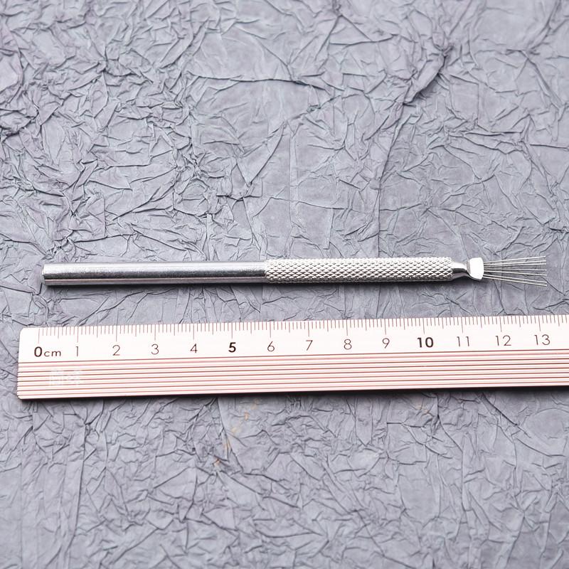 Seven-Needle Steel Brush for Paper Clay and Polymer Clay Shaping