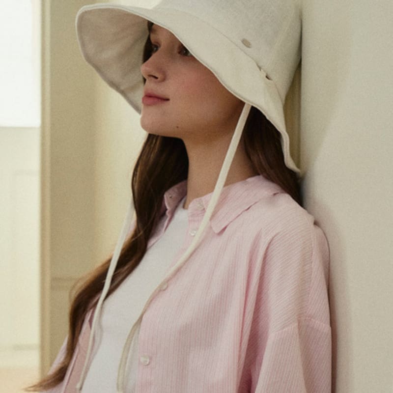 Fairy Linen medium bucket hat_3color