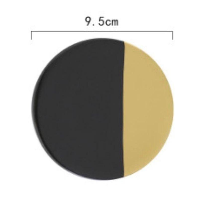 Homlly keii Gold Marble Coaster (4pcs set)