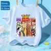 Sweet Life Ice Cream "Cartoon Printed Summer Round Neck Short Sleeve Comfortable T-shirt Top