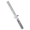 Detachable Clip Stainless Steel Ruler Accurate Scale Measuring Gauge Pocket Ruler  Sewing Craft