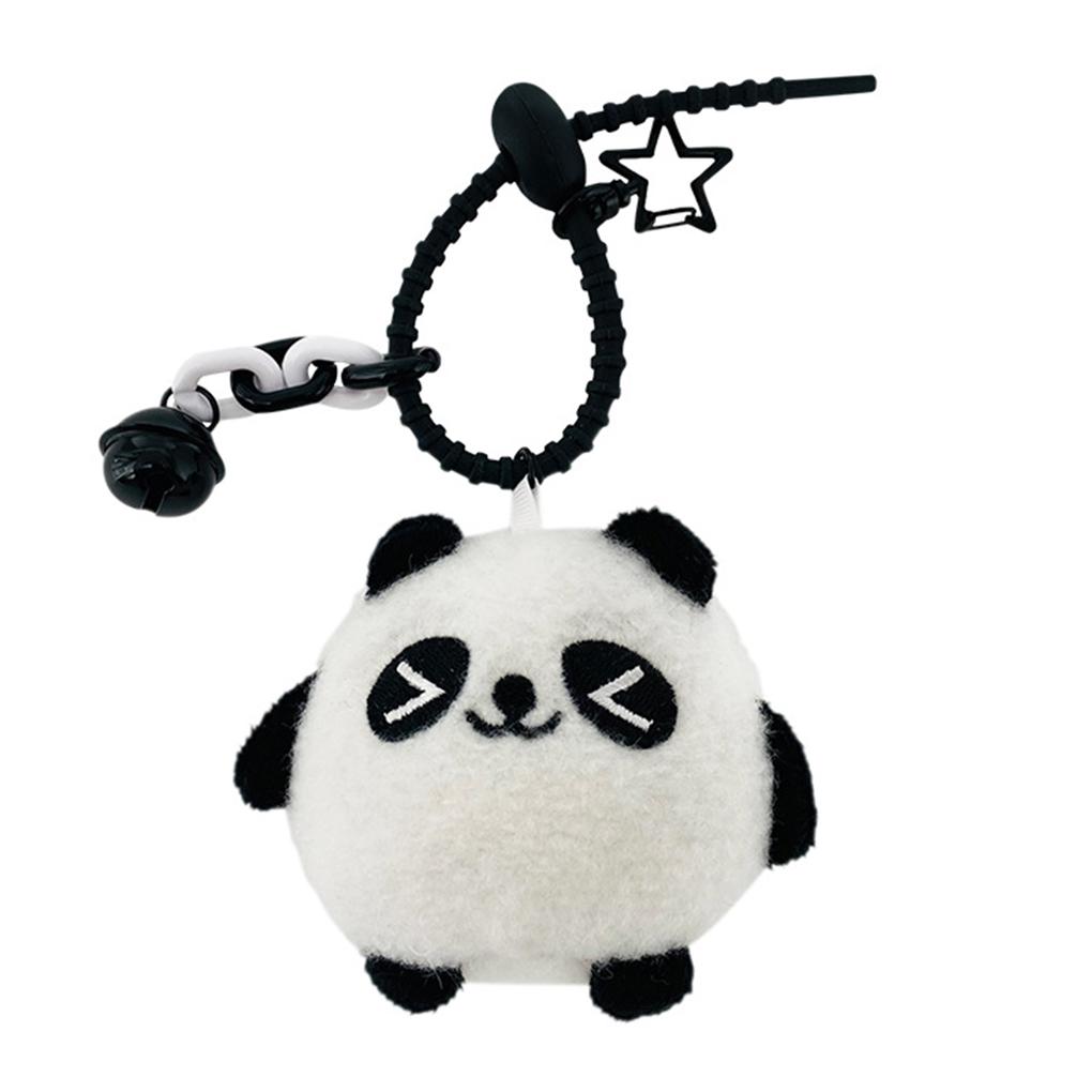 Keychain Holder Cartoon Animal Portable Car Motorcycle Keyring Pendant Ring Bag Decoration Key Chain Jewelry Children