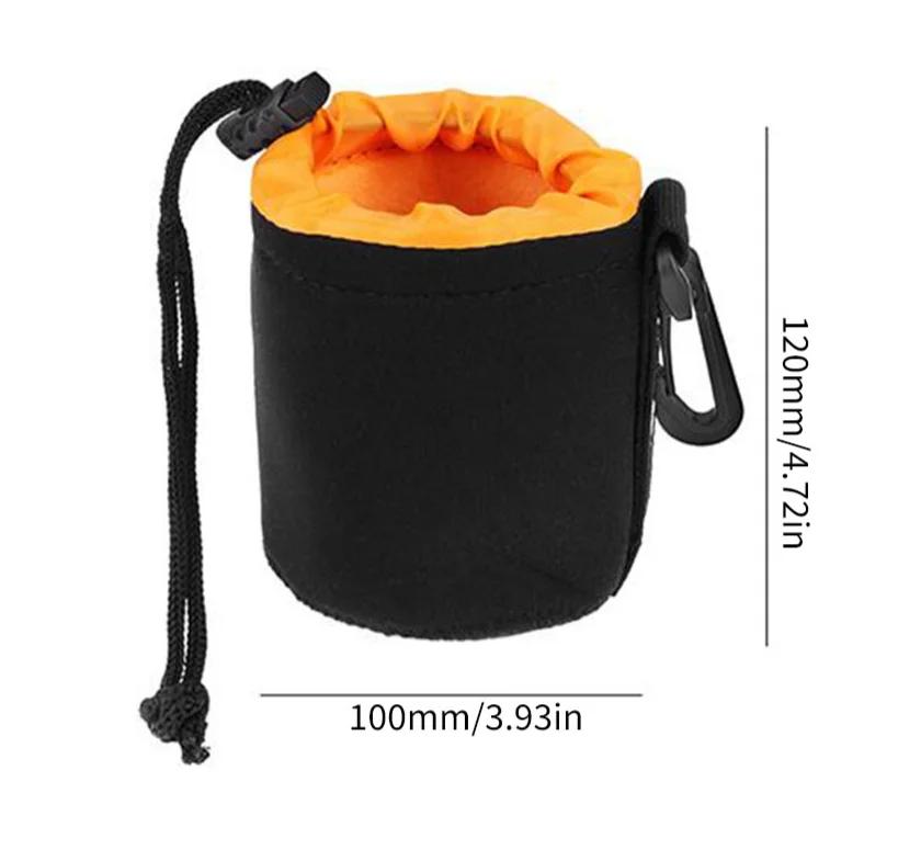 Camera Lens Pouch Bag Soft Neoprene Waterproof DSLR Camera Lens Protective Bag For Canon Sony Most Digital SLR Camera