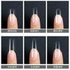 Nail Art Patch Patch Ultradünnes und nahtloses Fertigprodukt Abnehmbarer transparenter Vollaufkleber Erweiterte Box mit künstlichen Nägeln