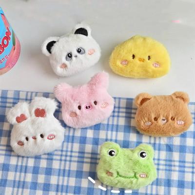 Cartoon Clothes Badge Pins Bear Backpacks Pendant Decoration Accessories Plush Brooch  Girl