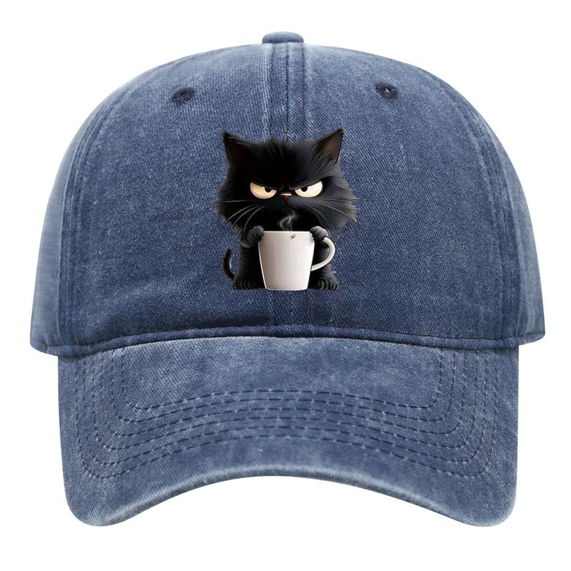 Feral But Fashionable - Cat Hat Edition, Grumpy Cat Coffee Cap
