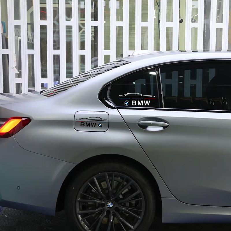 2 SZT. Naklejki na lusterko wsteczne samochodu Naklejka dekoracyjna na karoserię do BMW M M1 M2 X1 X3 X5 X6 X7 M3 M4 M5 M6 E46 E39 E53 Akcesoria samochodowe